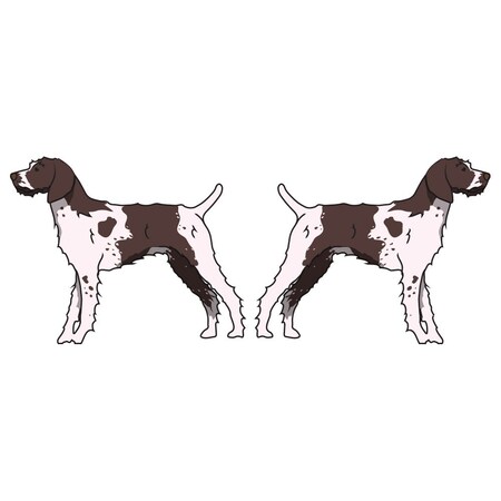 Signmission German Wirehaired Pointer Dog Decal, Dog Lover Decor Vinyl Sticker D-18-German Wirehaired Pointer